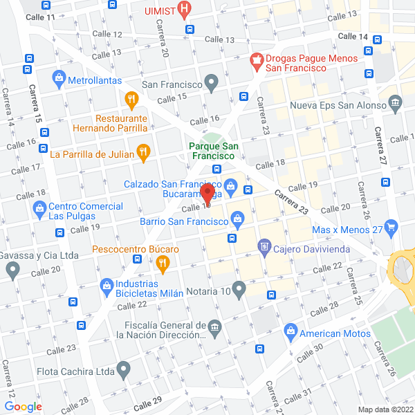 Map of Coopreser Ltda.