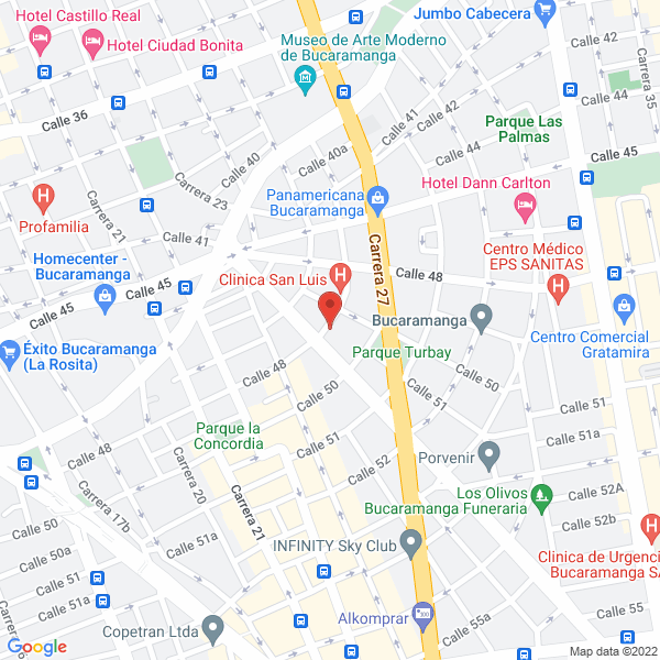 Map of Corporación Interamericana De Educación Superior Corpocides