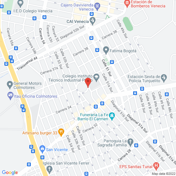 Map of Colegio De La Presentacion De Fatima