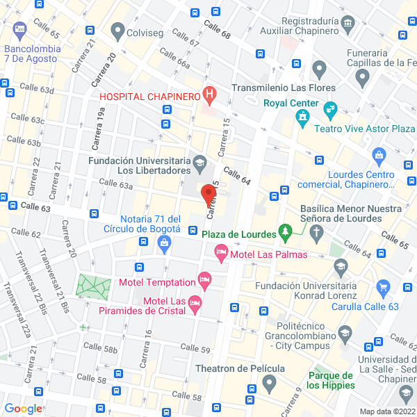 Map of Colegio De Nuestra Señora De Chiquinquirá Masculino