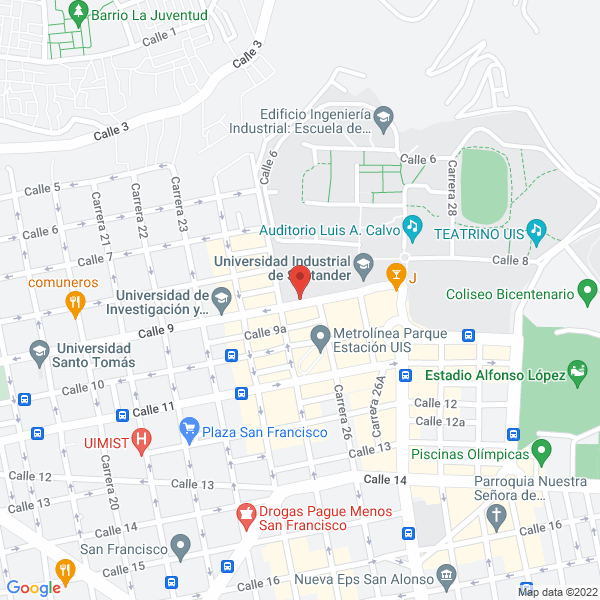 Map of Colegio De Santander