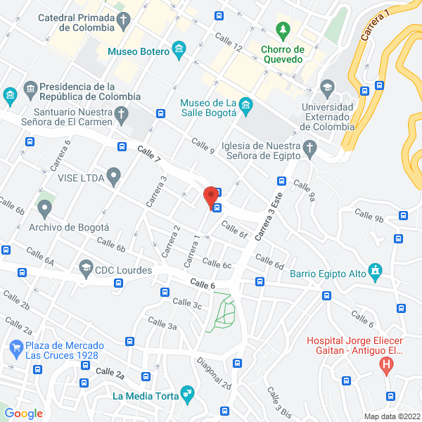 Map of Comercializadora Valy S.A.S.