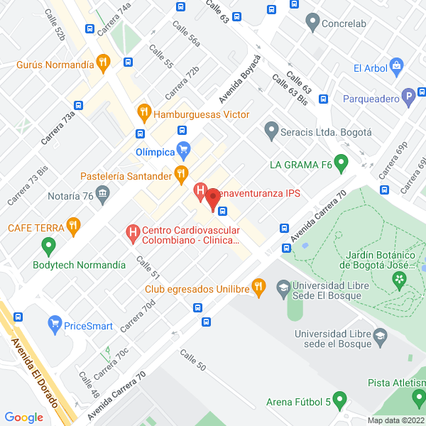 Map of Comercializadora Vinarta Ltda.