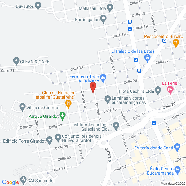 Map of Comercializadora Y Recicladora Imaco