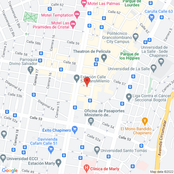 Map of Comercializadora Yoal Ltda.