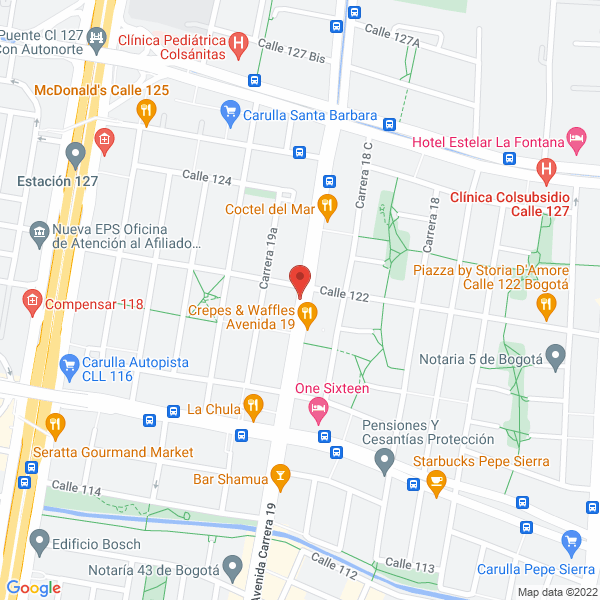 Map of Comercio Electrónico En Internet Cenet S.A.