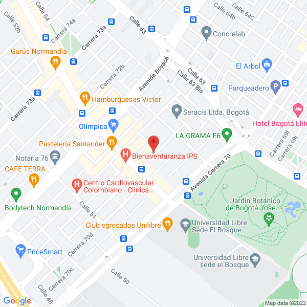 Map of Compañía De Seguridad Privada Hunter Cía. Ltda.