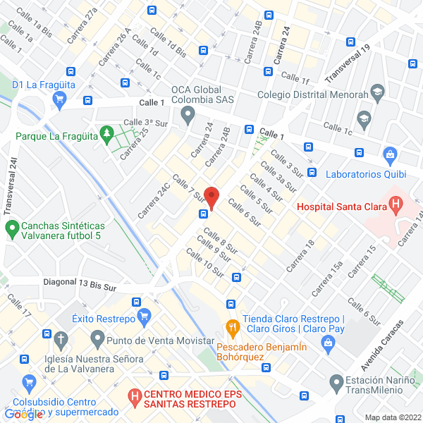 Map of Compañía De Servicios Inoxidables S.A.S.