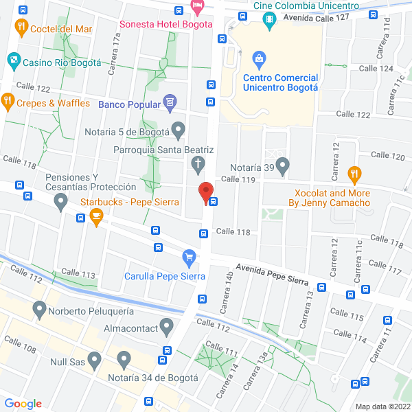 Map of Correales Fonseca Mario Alberto