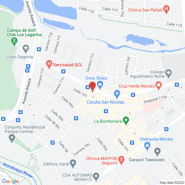Map of Corte En Concreto