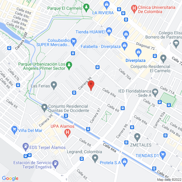 Map of Comercializadora Integral De Suministros