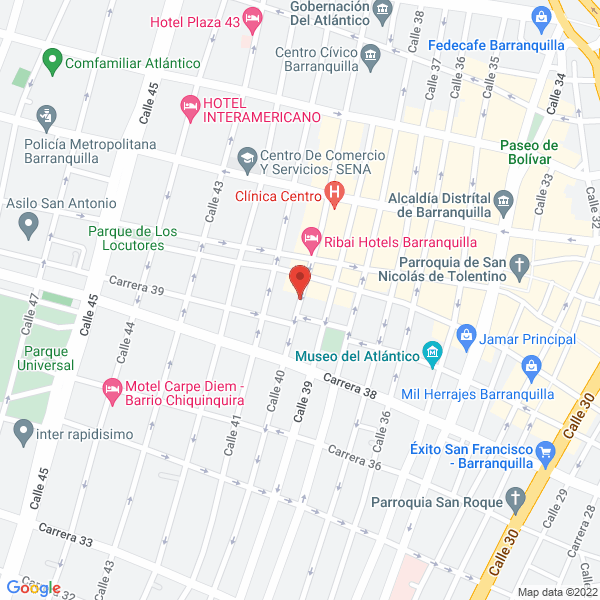 Map of Comercializadora L.C.S.