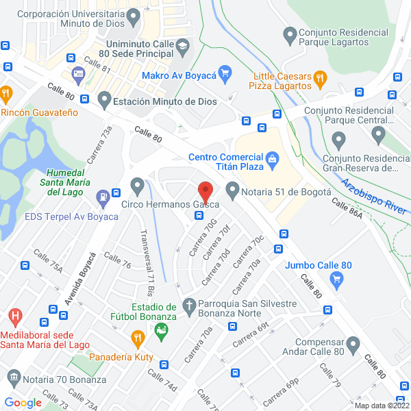 Map of Comercializadora La Venus De Willendort