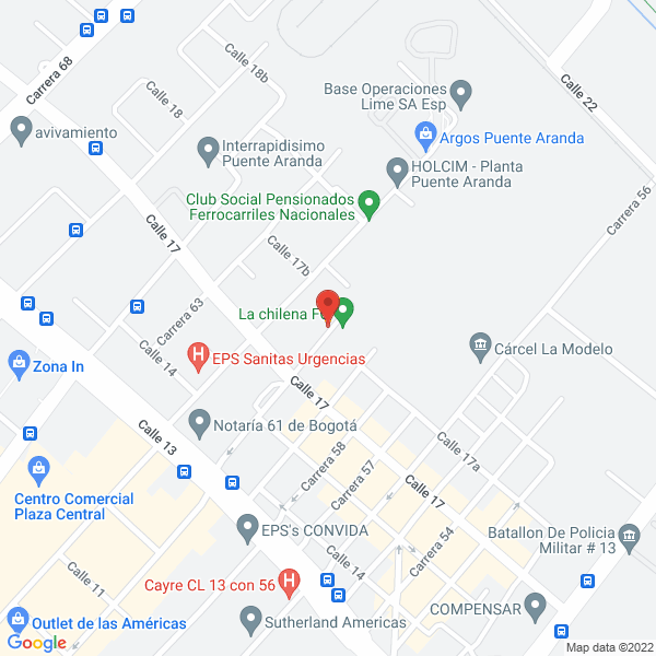 Map of Comercializadora Las Telas