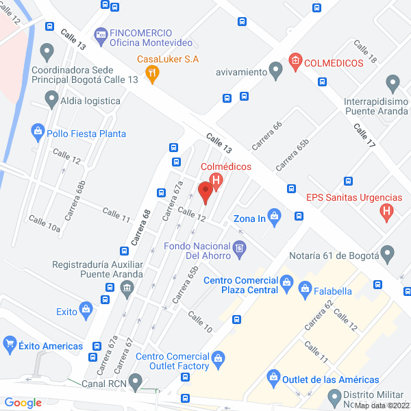 Map of Comercializadora Nacional Ferreindustrial