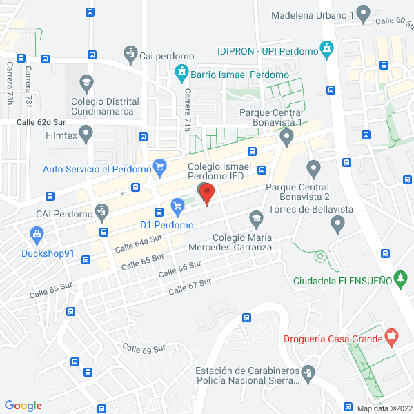 Map of Tienda De Bicicletas Alta Montaña