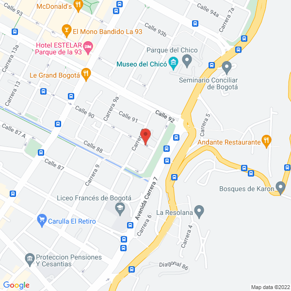 Map of Comercializadora Precovar S.A.S.