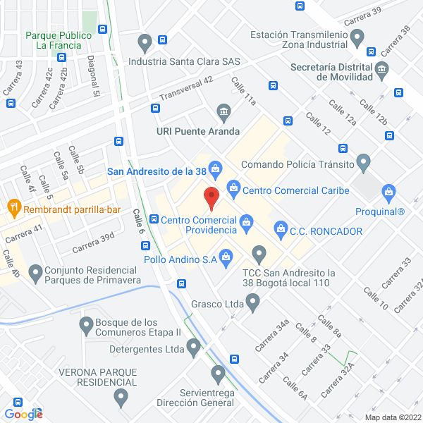 Map of Comercializadora Reyes