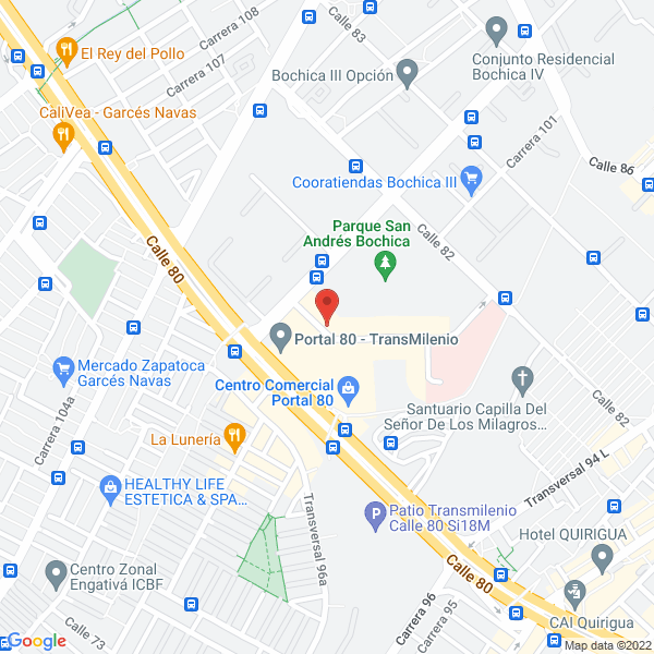 Map of Comercializadora Salamón Ltda.