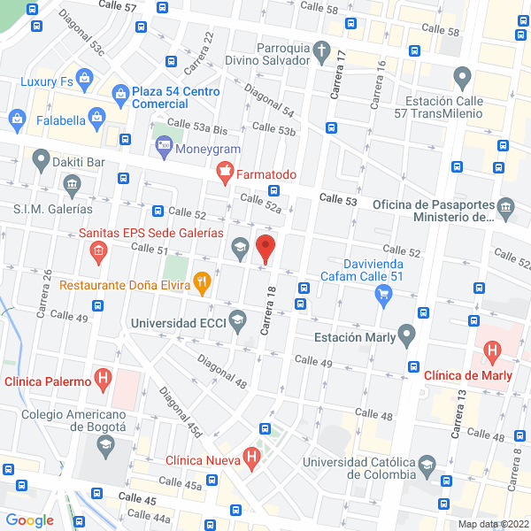 Map of Comercializadora Sf&S Ltda