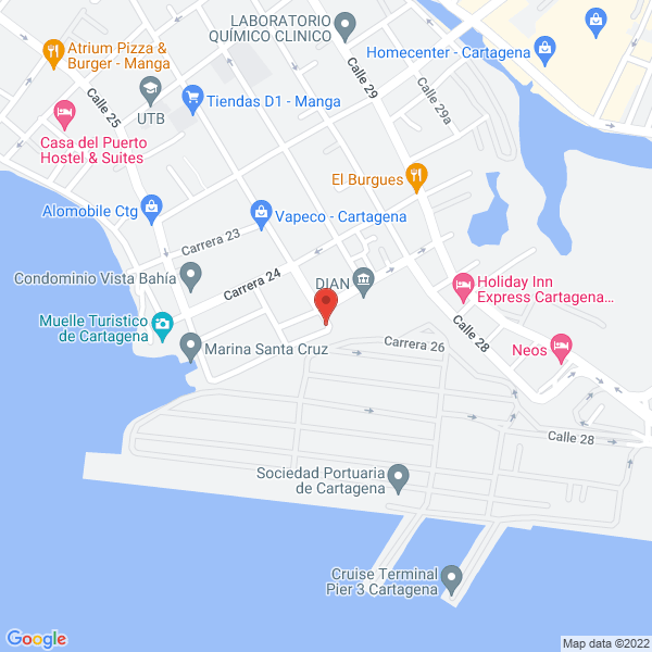 Map of D'Arte Café.Cocina.Bar