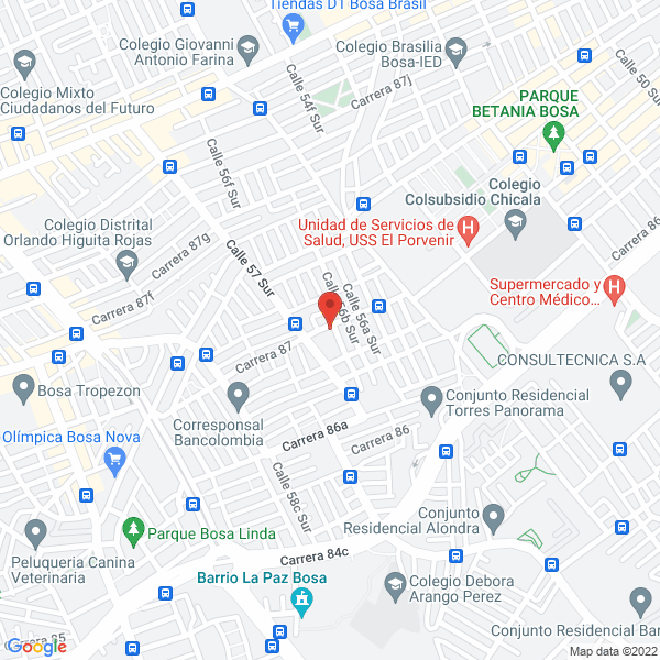 Map of D.Y.K. Impresores