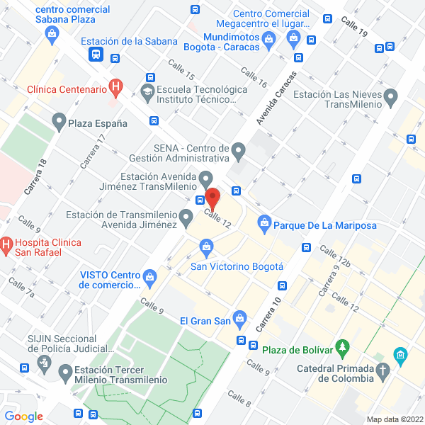 Map of D`Alma-Quimicos Ltda