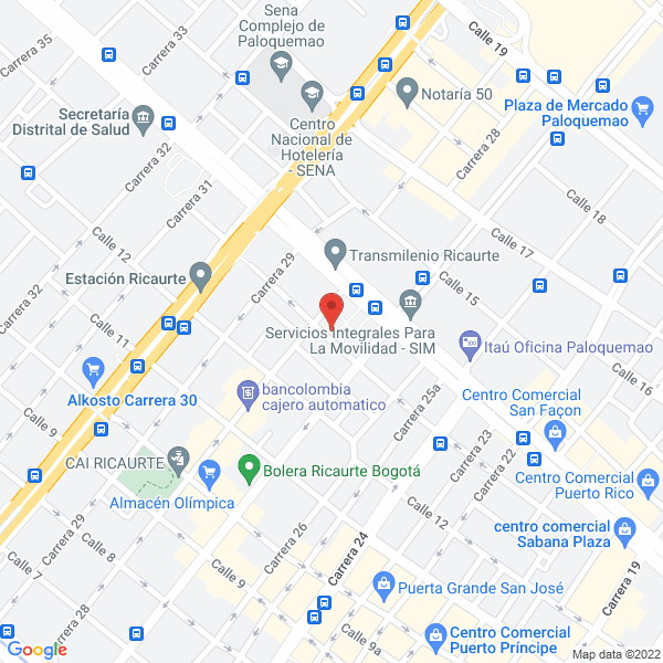 Map of D'Oro Ltda