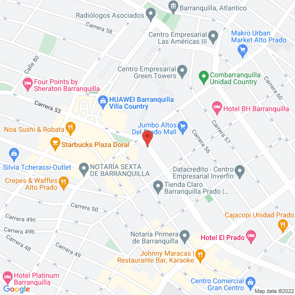 Map of Deco Rents S.A.S.