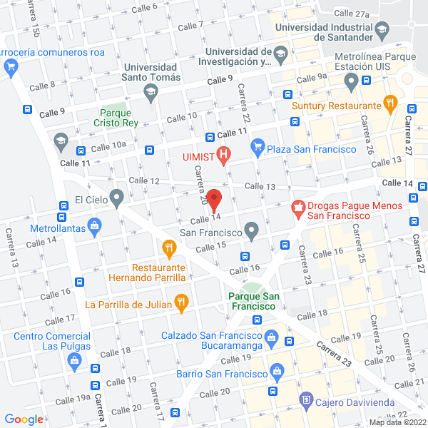 Map of Colegio Sagrado Corazón Del Niño Jesús