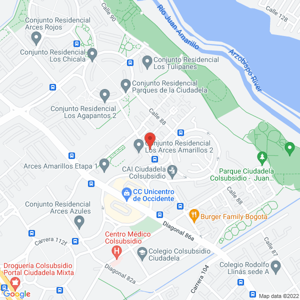 Map of Colegio Santa Angela Merici S.A.S.