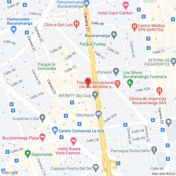 Map of Colegio Santa María De Bucaramanga