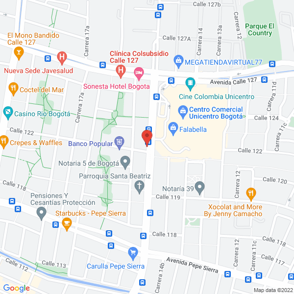 Map of Colinas San Simeon S.A.