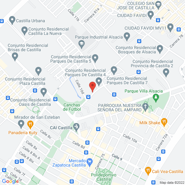 Map of Compresores Y Partes Ltda.