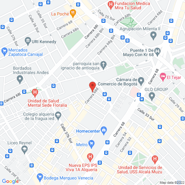 Map of Compusoft Ingenieria Ltda.