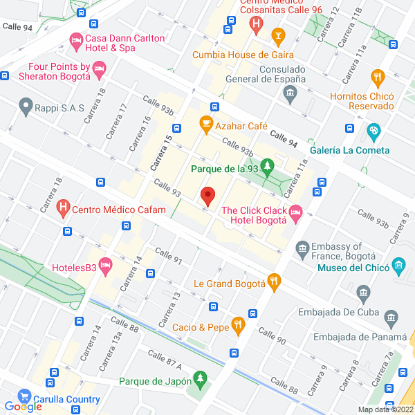 Map of Consorcio Consultor En Crédito S.A.
