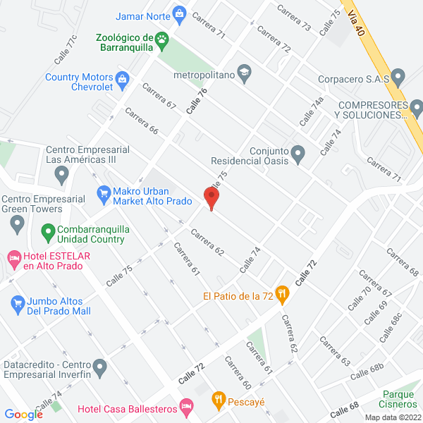 Map of Consorcio Grupo García Ltda.