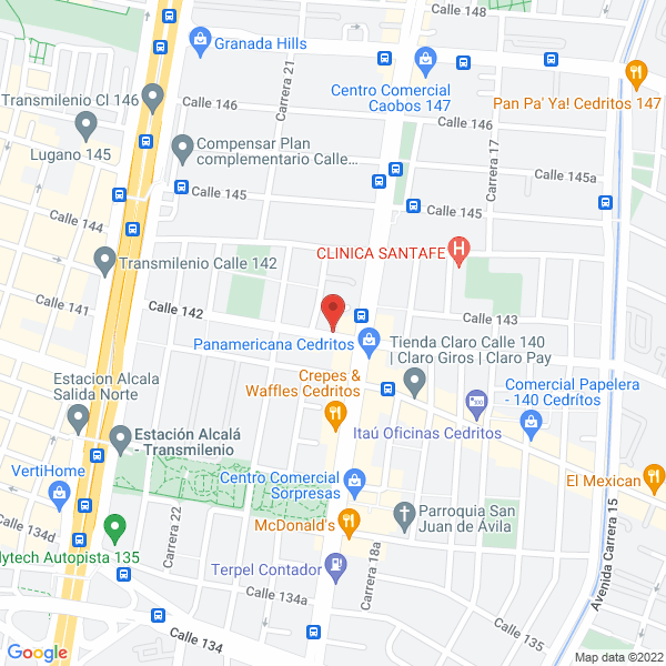 Map of Consorcio Internacional Textil S.A.S.