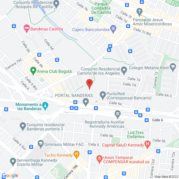 Map of Construacabados Jecp S.A.S.