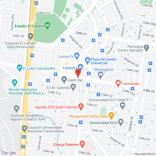 Map of Construcal Ltda.