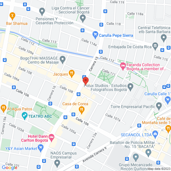 Map of Consultores Interventores Colombianos S.A.S