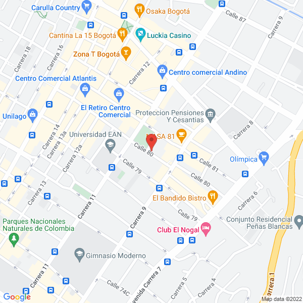Map of Consultores S Y S Asociados Ltda.