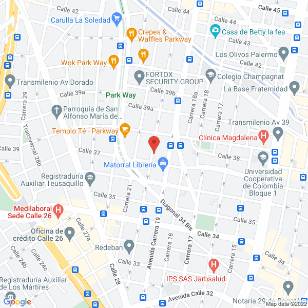 Map of Consultoría Colombiana S.A.