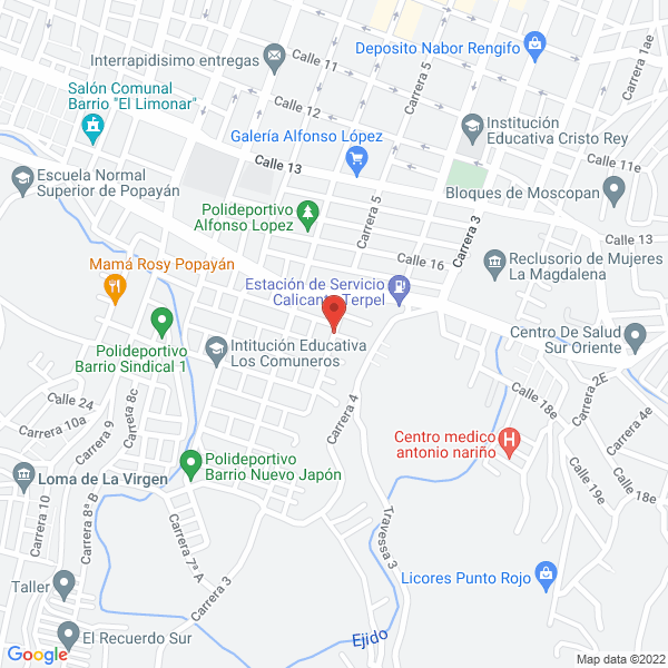 Map of Idrobo Fernández Sandra Del Pilar