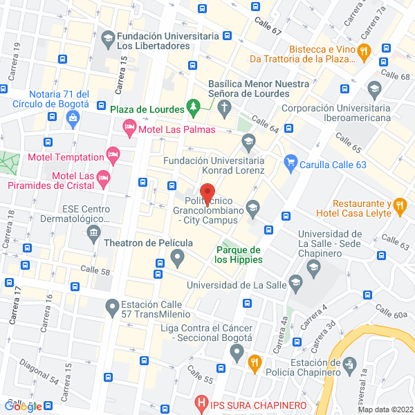 Map of Constructora Alianza Bogotá S.A.S.