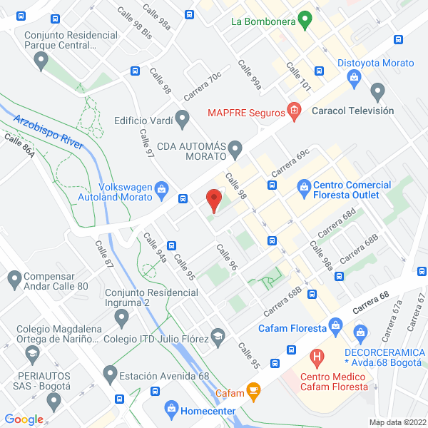 Map of Constructora Calcia Ltda.