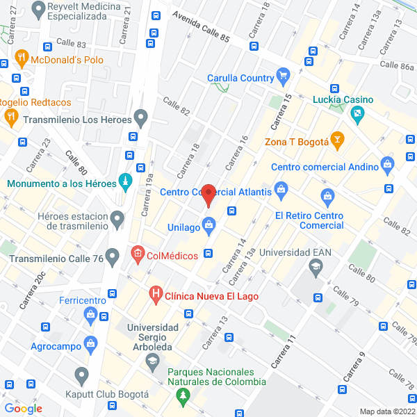 Map of Constructora Lima JM Ltda.