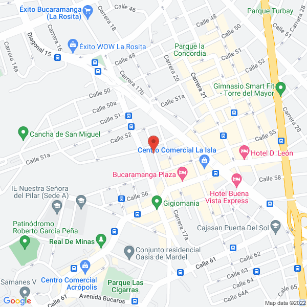 Map of Construláminas Y Aceros S.A.S.