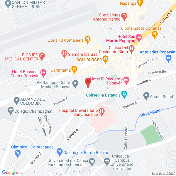 Map of Concha Caicedo Martha Stella