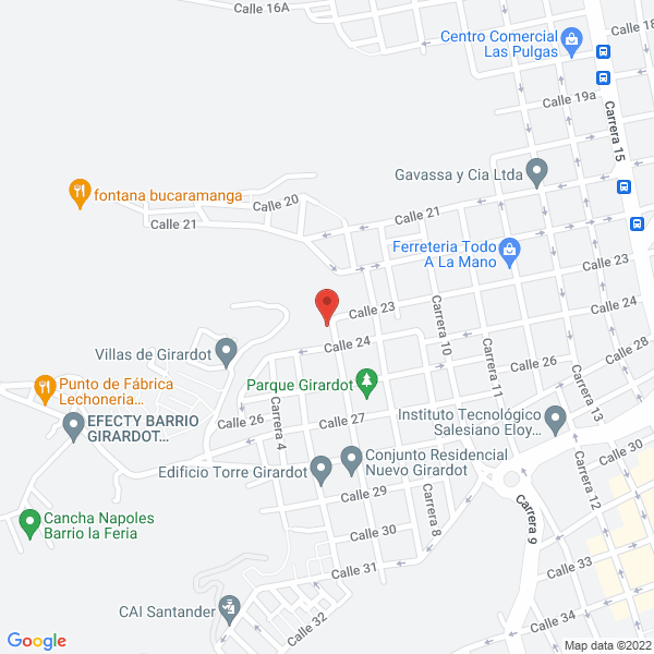 Map of Condimentos Trezabor